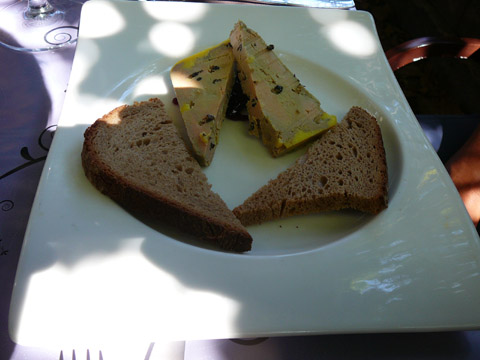 Cour Honneur Avignon 2009 09 20 foie gras Terrine foie gras au poivre de sechuan