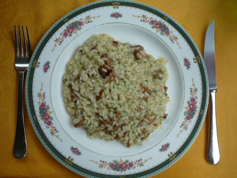 Risotto aux chanterelles Risotto aux chanterelles