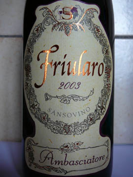 Friularo Ambasciatore Bagnoli 2003
