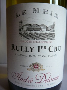 Rully Premier Cru Le Meix, André Delorme, 2007 Rully Premier Cru Le Meix, André Delorme, 2007