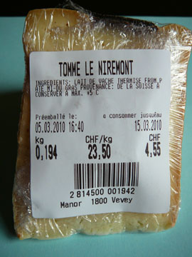 Tomme le Niremont