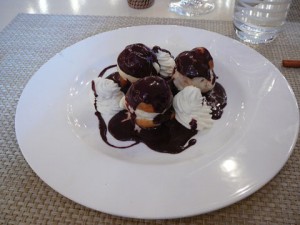 Profiteroles au chocolat Profiteroles au chocolat