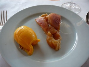 tarte tatin avec glace au moscato tarte tatin avec glace au moscato
