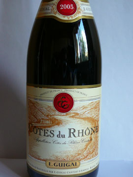 Côtes du Rhône, Guigal, 2005 Côtes du Rhône, Guigal, 2005