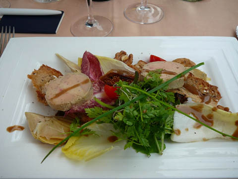 Restaurant Port de Pully Ballottine de foie gras de canard 
