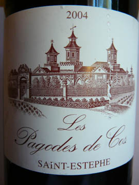 Les Pagodes de Cos, Saint-Estèphe, 2004 Les Pagodes de Cos, Saint-Estèphe, 2004
