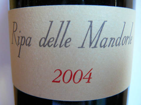 Ripa delle Mandorle, Toscana IGT, 2004 Ripa delle Mandorle, Toscana IGT, 2004