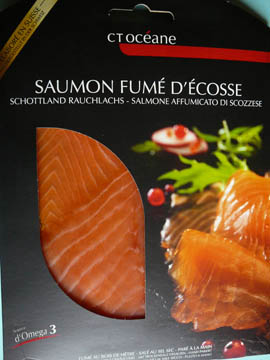 Saumon fumé d'Ecosse, CT Océane Saumon fumé d'Ecosse, CT Océane