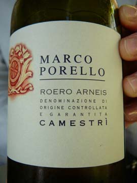 Roero Arneis Camestri, Marco Porello Roero Arneis Camestri, Marco Porello