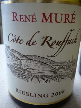 Riesling Côte de Rouffach 2008 Riesling Côte de Rouffach 2008