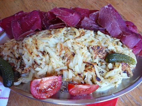 Roesti Vélan pour deux personnes Roesti Vélan pour deux personnes