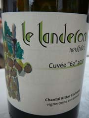 Chantal Ritter Cochand Chasselas Cuvée 62