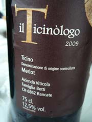 Il Ticinologo, Betti, 2009 Il Ticinologo, Betti, 2009