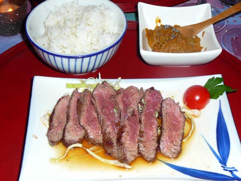 Filet de boeuf sauce Teriyaki Filet de boeuf sauce Teriyaki