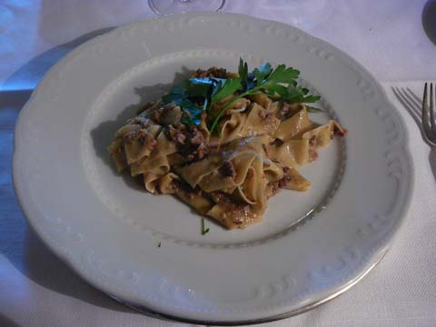 Pappardelle au ragoût de pigeon Pappardelle au ragoût de pigeon