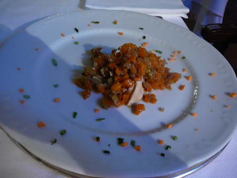 Filets de pintade en escabèche Filets de pintade en escabèche