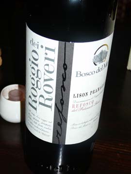 Roggio dei Roveri 2008 du Bosco del Merlo 