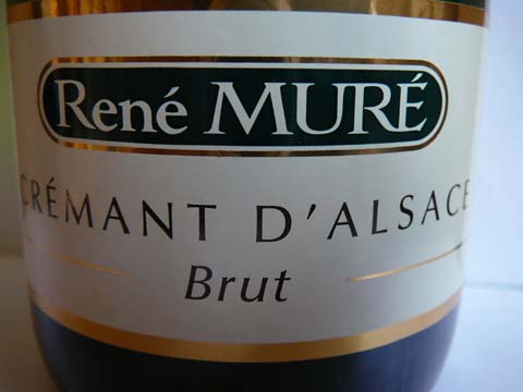 Crémant d'Alsace Brut, René Muré