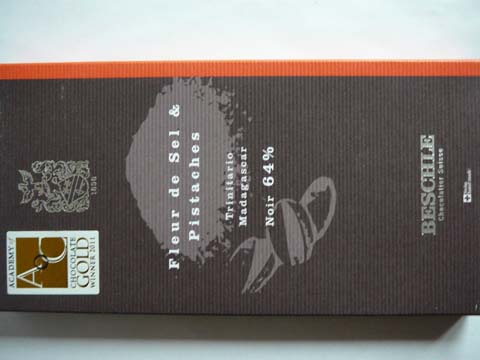 Chocolat Fleur de Sel & Pistache Beschle Chocolat Fleur de Sel & Pistache Beschle