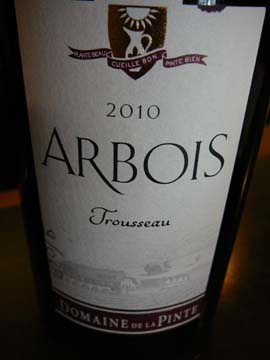 Domaine La Pinte - Trousseau 2010