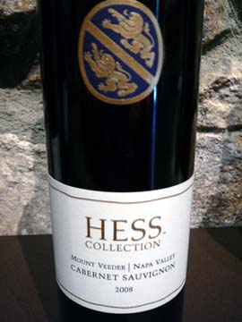 Cabernet Sauvignon Hess Collection Mount Veeder 2008