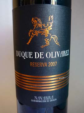Duque De Olivarez Reserva 2007 Duque De Olivarez Reserva 2007
