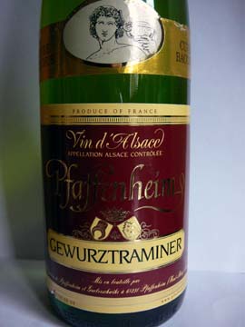 Gewurztraminer Cuvée Bacchus 2009, Cave de Pfaffenheim Gewurztraminer Cuvée Bacchus 2009, Cave de Pfaffenheim