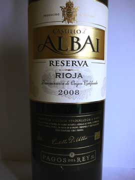 Castillo Albai Reserva 2008