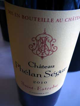 Château Phélan Ségur Cru Bourgeois St-Estèphe 2010 