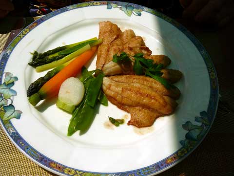 Major-Davel, Cully : Filets de perche meunière