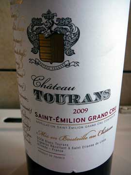 Château Tourans 2009