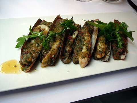 Couteaux gratinés