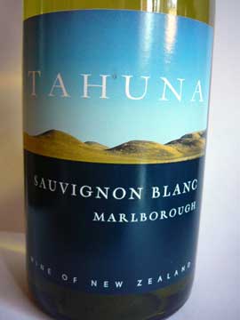 Marlborough Sauvignon Blanc, Tahuna