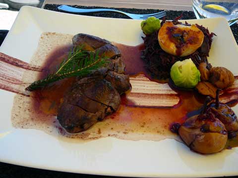 Filet mignon de cerf au sapin