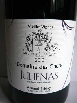 Juliénas Vieilles Vignes 2010, Domaine des Chers