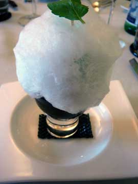 Boule de neige au wasabi