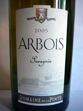 Savagnin 2005, Domaine de la Pinte