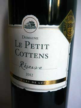 Le Petit Cottens Réserve 2012