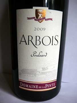 Poulsard Arbois 2009, Domaine de la Pinte