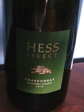 Chardonnay Hess Monterey County 2012