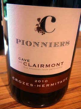 Crozes-Hermitage Les Pionniers Cave de Clairmont - Beaumont-Monteux, France