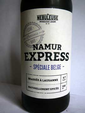 Bière La Nébuleuse Namur-Express