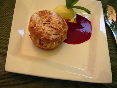 Paris-Brest, glace à la verveine