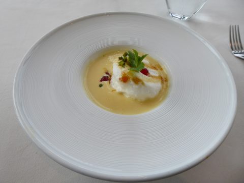 Ile flottante au lait de coco