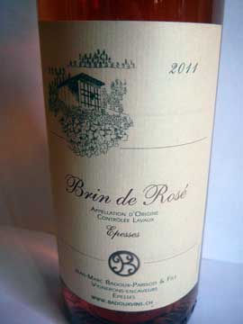 Brin de Rosé 2011