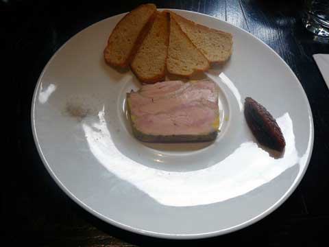 Restaurant la Hache, Strasbourg : Foie gras de canard maison