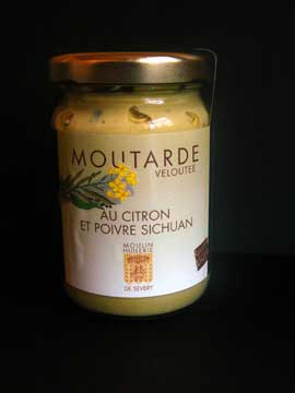 Moutarde Veloutée au Citron et Poivre Sichouan, Moulin de Sévery