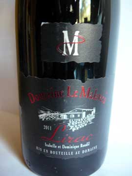 Lirac 2011, Domaine Le Malaven