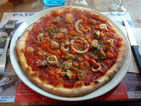 Quai 23 nyon Pizza aux fruits de mer