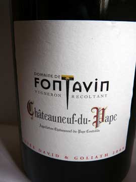 Châteauneuf-du-Pape Cuvée David & Goliath 2009